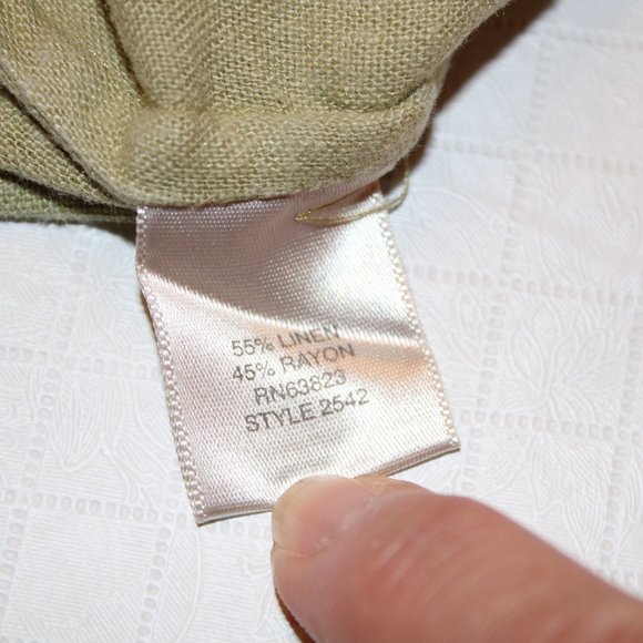 Christopher Banks 3 piece capris -size L sage - Picture 6 of 11